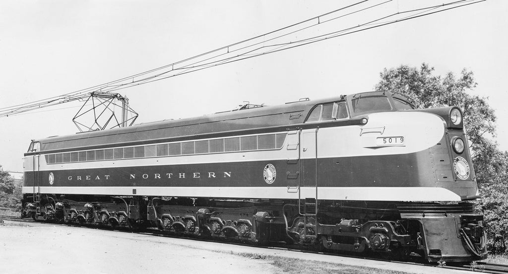 1947 Great Northern Railroad W1-GE Electric Locomotive #5019 Erie PA 13 x 19 Reproduction Railroad Poster