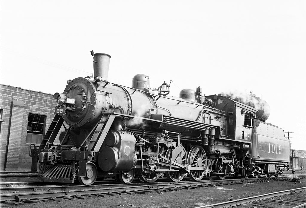 1937 Frisco Railroad 4-6-2 #1019 Lindenwood St. Louis Missouri 13 x 19 Reproduction Railroad Poster