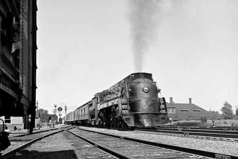 1940s Grand Trunk Railroad Passenger Locomotive #6409 13 x 19 Reproduction Railroad Poster