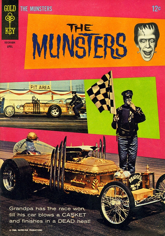 1966 The Munsters Gold Key #6 13 x 17 Inch Reproduction TV Memorabilia Personality Poster