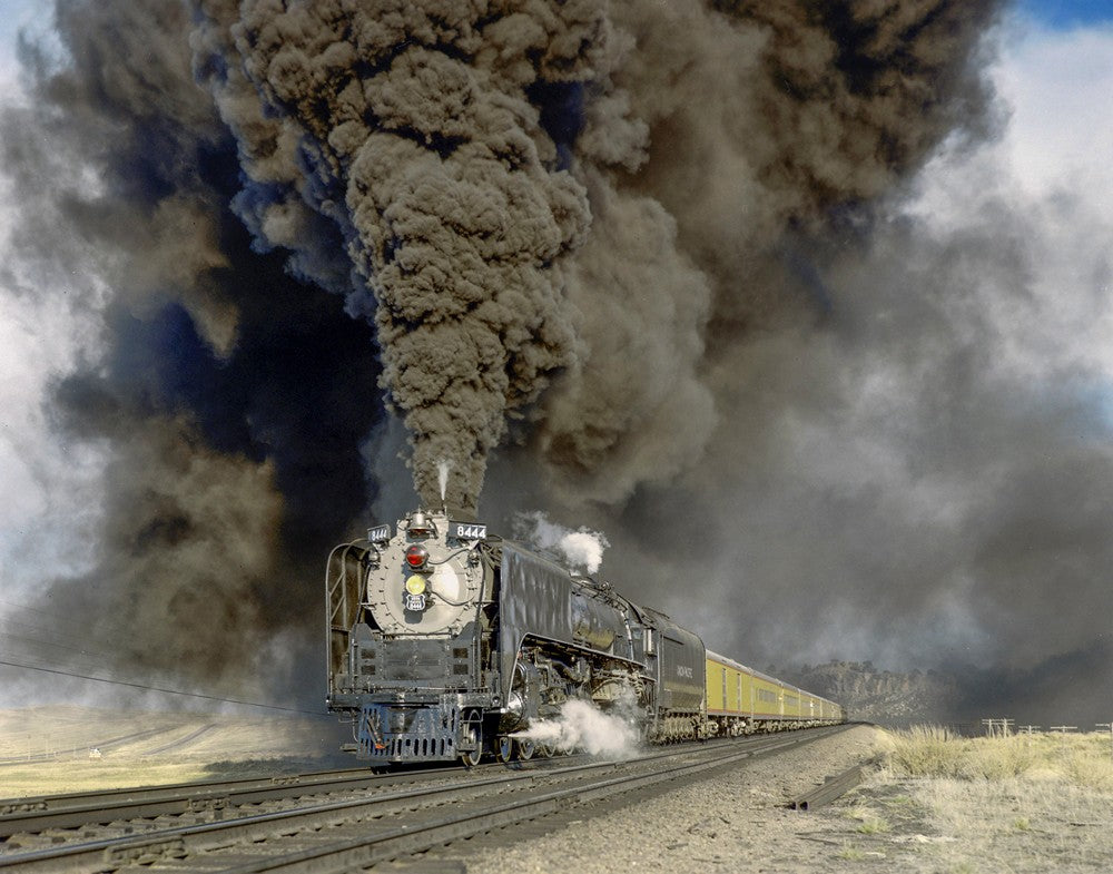 1968 Union Pacific #8444 Rock River WY 13 x 19 Reproduction Railroad Poster
