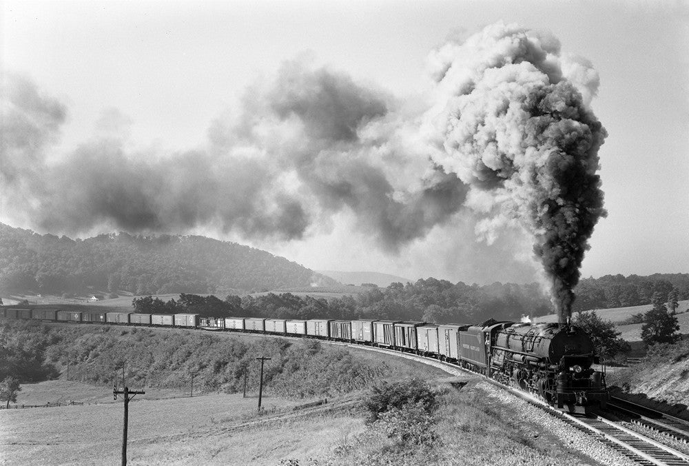 1950 Western Maryland RR #1204 Cumberland MD 13 x 19 Reproduction Railroad Poster