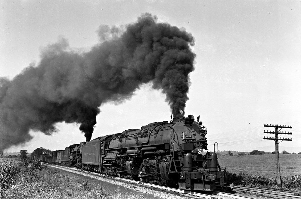 1941 Western Maryland RR #1211 Williamsport MD #2 13 x 19 Reproduction Railroad Poster