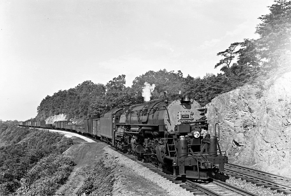 1941 Western Maryland RR #1211 Williamsport MD 13 x 19 Reproduction Railroad Poster