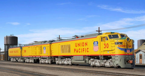 1960s Union Pacific Railroad Locomotive #30 13 x 19 Reproduction Railroad Poster