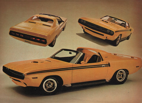 1970 Dodge Challenger Periodical Automobile Print