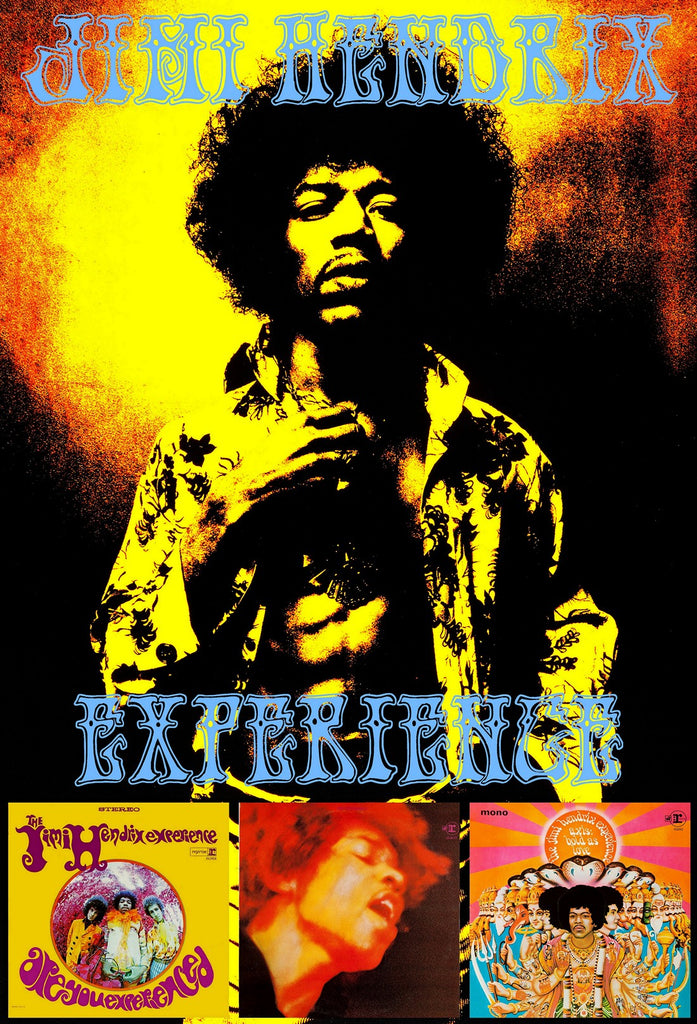 Jimi Hendrix Experience 13 x 17 Inch Record Promo Personality Memorabilia Poster