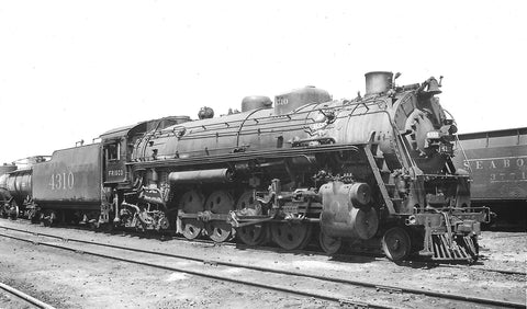 1949 Frisco Locomotive #4310 Springfield MO 13 x 19 Reproduction Railroad Poster