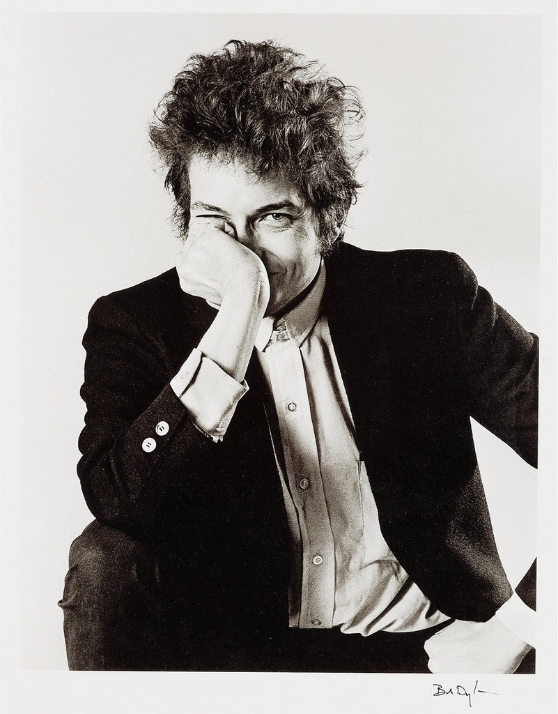 1965 Bob Dylan Signed Biograph Photo 12 x 16 Reproduction Music Memorabilia Poster