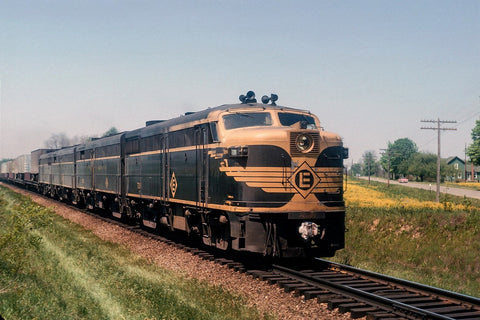 1963 Erie Lackawanna FA1-7281 Pennsylvania 13 x 19 Reproduction Railroad Poster