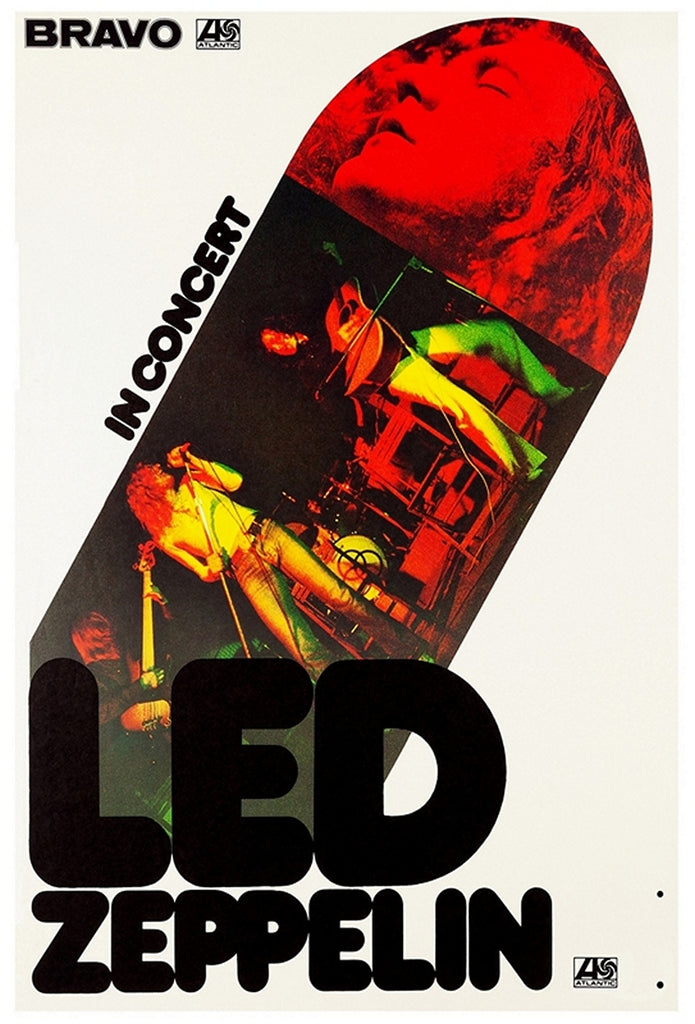 1973 Led Zeppelin Houses Of The Holy Tour 13 x 17 Inch Reproduction Concert Memorabilia Poster
