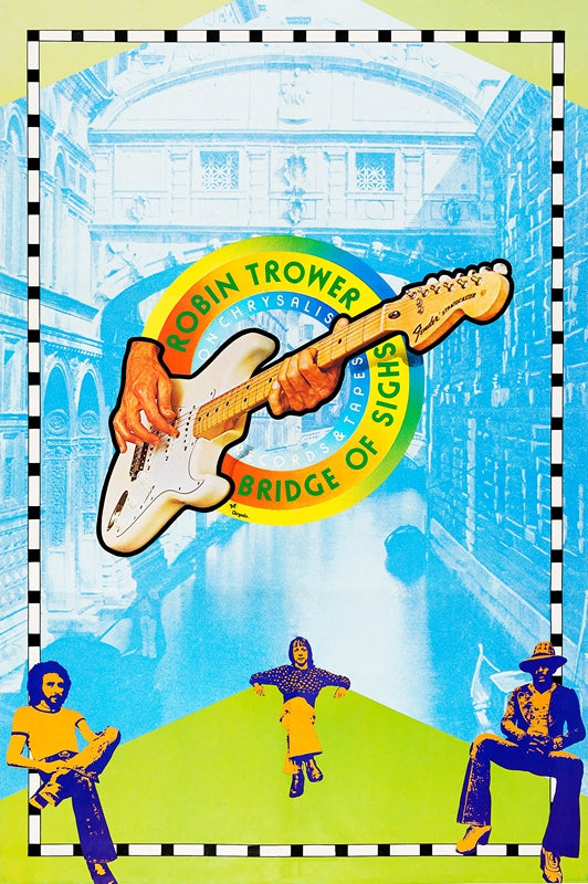1974 Robin Trower Bridge Of Sighs LP 13 x 17 Inch Reproduction Record Promo Memorabilia Poster
