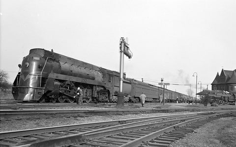 1940 Grand Trunk RR #6410 Durand MI 13 x 19 Reproduction Railroad Poster
