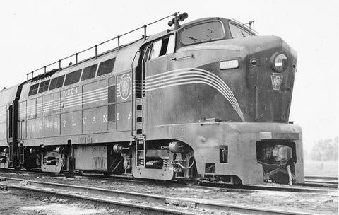 1955 Pennsylvania Railroad Baldwin Locomotive #9704 Ebenezer NY 13 x 19 Reproduction Railroad Poster