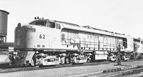 1950s Union Pacific Railroad Veranda Gas Turbine Locomotive #62 13 x 19 Reproduction Railroad Poster