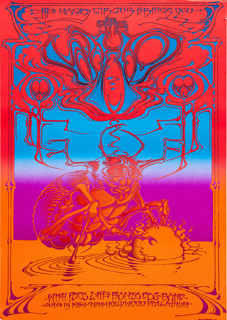 1971 Who Hollywood Palladium CA 13 x 17 Inch Reproduction Concert Memorabilia Poster